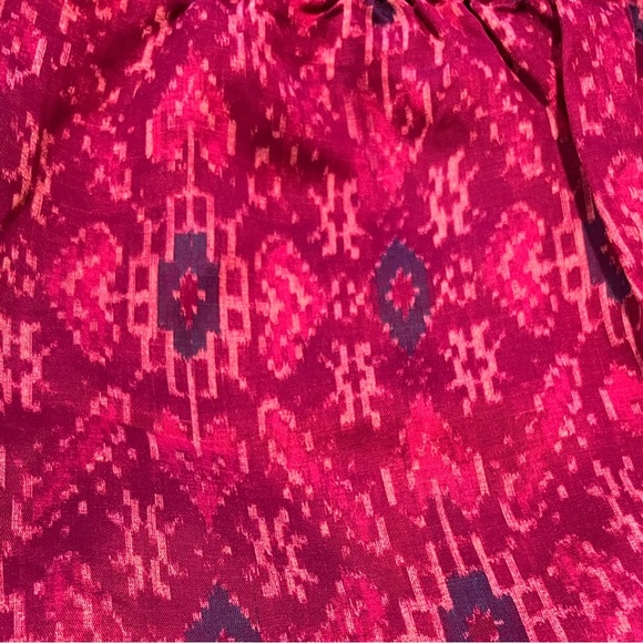 Lauren Ralph Lauren Womens Pink Geometric Satin Shantung Wide-Leg Pant Size 2X - Picture 10 of 13